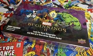 (1) 2012 Marvel Beginnings II Trading Card 24 Pack Sealed Box Upper Deck