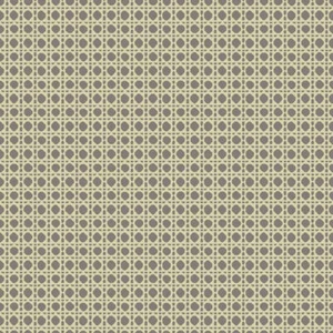 Caning Wallpaper by Carey Lind Beige, Silver/Gray EB2009 per Double Roll - Picture 1 of 2