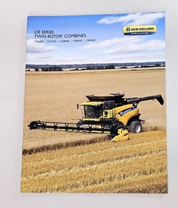 New Holland CR Series Twin Rotor Combine 2014 Brochure ~ CR6090 CR7090 CR8080 - Picture 1 of 3