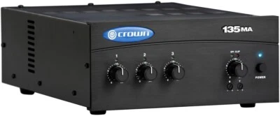 CROWN G135MA 35W Mixer/Amplifier Three channel Commercial Audio Series 135MA NEW - Image 1 of 4