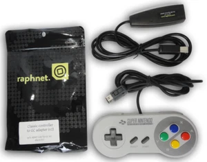 SNES Classic mini controller + raphnet Gamecube / Wii adapter CLV-202 6-017 GBP - Picture 1 of 10