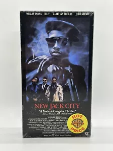 New Jack City VHS Factory Sealed Warner Watermark IGS VGA CGC Rewind Beckett - Picture 1 of 6
