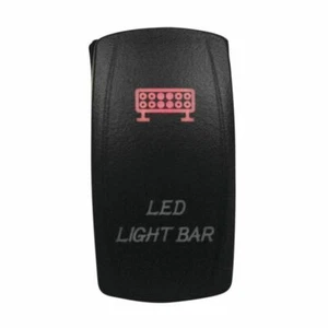 Lighted Switch LED Light Bar On/Off Red DragonFire 521384 - Imagen 1 de 1