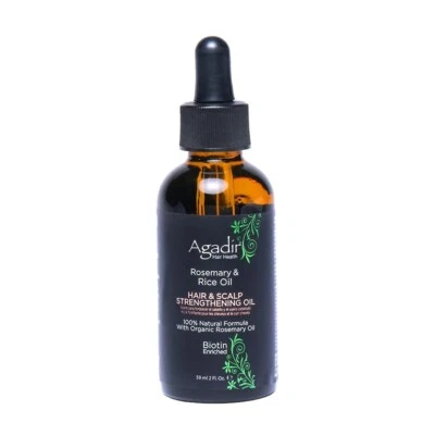 Agadir Rosemary & Rice Water Hair Scalp Strength Oil 2 oz-NEW - Image 1 of 2
