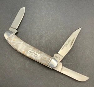 Imperial Schrade 3 Blade Sowbelly Cracked Ice. 3.75" IMP25 - Picture 1 of 5