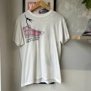 VINTAGE 80s | Converse Shoe Canada Marathon T-Shirt sz S - Picture 1 of 9
