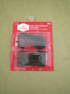 Christmas Tree Ornament Green Hooks 2 1/2" Inch 100 Piece Pack - Picture 1 of 3