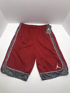 Nike Jordan Boys Size XL Varsity Gym Basketball Shorts Red Black - Picture 1 of 8