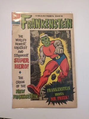 FRANKENSTEIN #2 1ª edición Dell Super-Héroe!   ¡Historia ORIGEN!     1966 Foto 1 de 3