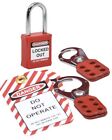 lock out tag out [GLOBALITE SAFETY]Mini Kit(having1red padlock 2haspS/L 2 tags