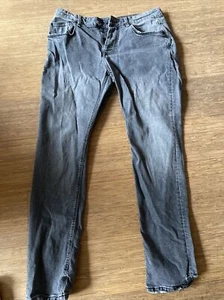 REVIEW Herren Jeans Grau W 33 L 32 USED LOOK ! TOP ! - Bild 1 von 5