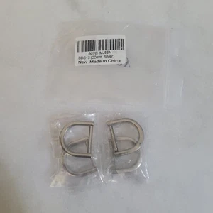 (4) Buckle Bag Strap Accessories Screw Rings Buckle D Ring Buckle Bag Loop Clasp - Picture 1 of 1