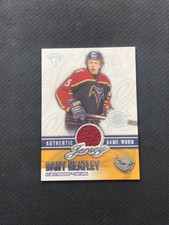 2002-03 PACIFIC TITANIUM DANY HEATLEY AUTHENTIC GAME-WORN PATCH #ed 55/90