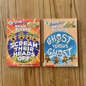 Book Lot of 2 Berenstain Bear Scouts Vintage Books - 1998 - Picture 1 of 14