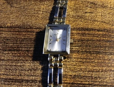 Anne Klein Women’s Watch - Two-Tone Rectangular Bracelet - Model 10/4899 - Image 1 of 3