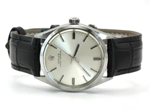 Serviced 2025 Rolex Men's 34mm 5500 stainless steel automatic watch #WI330 - Picture 1 of 10
