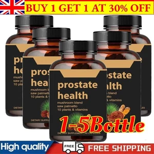 Prostata Gesundheit Kapseln Natürliche Unterstützung für Männer Wellness 60 Kapseln Neu - Bild 1 von 10