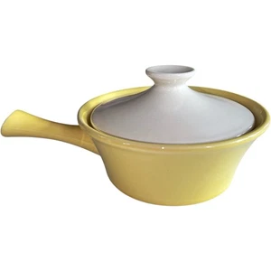 Cameron Clay Scandia gelb bedeckt Kasserolle mit Stabgriff ~ ofenfest USA - Bild 1 von 6