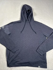 FootJoy Hoodie Men M Grey Heather Lightweight Stretch Pullover Performance Golf - Picture 1 of 12