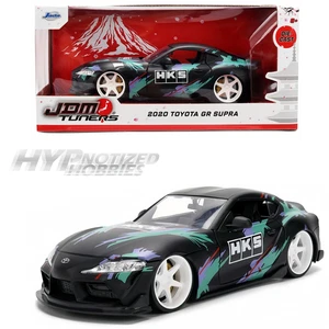 JADA 1:24 JDM TUNERS 2020 TOYOTA GR SUPRA "HKS" PRESSOFUSO NERO GRAFICA 37023 - Foto 1 di 5