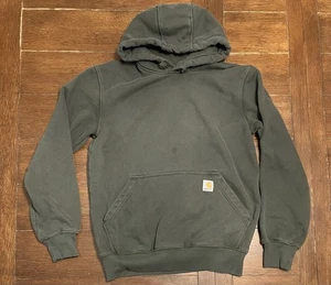 Men’s Carhartt Size S Black Loose Fit Hoodie Sweatshirt - Picture 1 of 6
