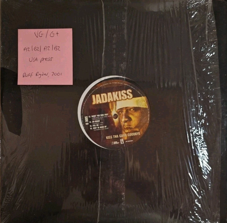 Jadakiss Kiss Tha Game Goodbye Vinyl Record VG/G+ 069493011-1 2001 - Image 1 of 2