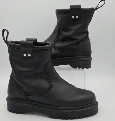 Dr Martens Women's Size 7 Anistone Lo Leather Biker Pull on Boots Men's size 6 - Image 1 of 4