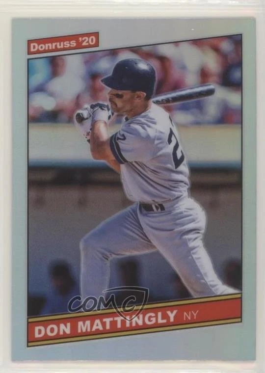 2020 Panini Donruss Optic Retro 1986 Holo Prizm Don Mattingly #R86-16 - Image 1 of 2