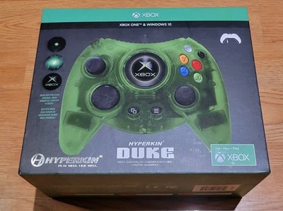 Hyperkin Duke Green M01668-GN Original XBOX One Authentic Microsoft Controller  - Image 1 of 4