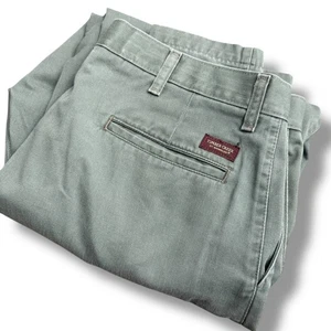 Timber Creek Mens Pleated Casual Pants Chinos Tan Beige Size 38x29 Cotton - Picture 1 of 11