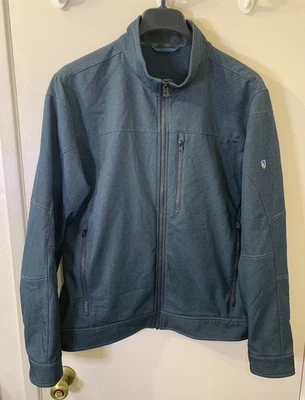KÜHL Men’s XL Impakt Softshell Jacket Blue Wind Water Resistant Outdoor Hiking - Image 1 of 4