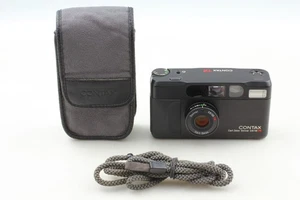 RARE 【TOP MINT w/ Case】 Contax T2 Limited Black 2000 35mm Film Camera from JAPAN - Picture 1 of 17