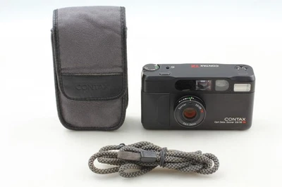 RARE 【TOP MINT w/ Case】 Contax T2 Limited Black 2000 35mm Film Camera from JAPAN - Image 1 of 4