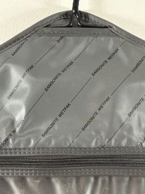 2 Samsonite Black Wetpak Hanging Inserts for Travel Bags - Image 1 of 4
