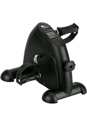 Himaly Mini Exercise Bike Pedal Exerciser Trainer with LCD Screen Black - Image 1 of 4