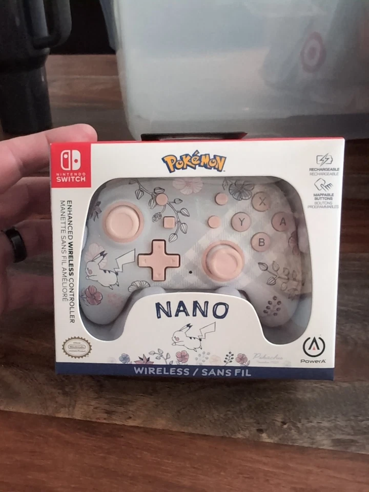 PowerA Nano Enhanced  Wireless Controller - Pikachu Garden NWLC001 - Image 1 of 3