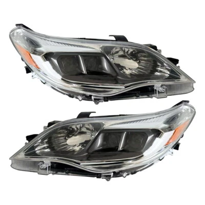 Front LEFT RIGHT Halogen Headlights Pair For 2013-2018 Toyota Avalon RH LH Foto 1 de 4