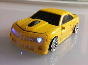 Chevrolet Camaro car Wireless mouse 2.4Ghz USB Optical Laptop PC Gaming Mice LED - Picture 1 of 29