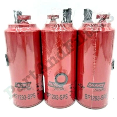  Filtro separador de agua combustible Baldwin BF1293SPS (paquete de 3) Foto 1 de 2