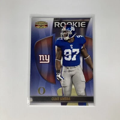2009 Donruss Gridiron Gear Silver X's Rookie RC Card #126 Clint Sintim /100 - Image 1 of 4