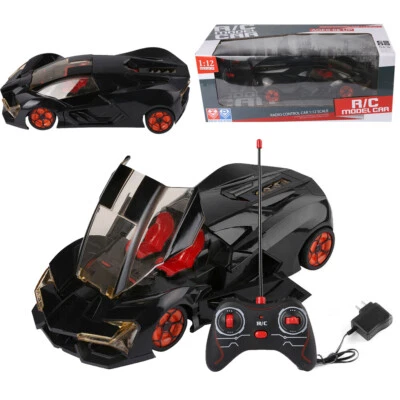 1/12 Remote Control High Speed Super Racer Kids Toy Car With Open Door & Light - Image 1 of 4