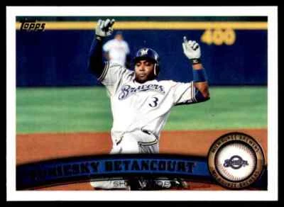 2011 Topps Update Yuniesky Betancourt #US276 Milwaukee Brewers - Image 1 of 2