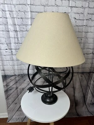 LÁMPARA DE MESA RELOJ DE SOL ARMILAR GRANERO CERÁMICA CON PANTALLA *RARA DIFÍCIL DE ENCONTRAR* Foto 1 de 4