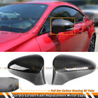 Full Dry Carbon Fiber Side Mirror Replacement Cover For 13 17 Lexus Rc Es Is Gs