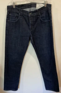 Rag & Bone Jeans Mens 31 Fit 2 Slim Dark Wash Denim 31x27 Slim Fit - Picture 1 of 12
