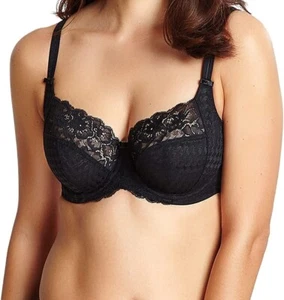 Panache 7285 Envy Underwire Balconette Bra BLACK 34H US/UK - Picture 1 of 5