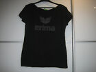 Erima Damensportshirt Essential schwarz mit Aufdruck neu mit Etikett