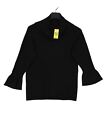 Soyaconcept Women&#39;s Jumper M Black Viscose with Nylon Roll Neck Pullover
