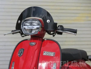 Royal Alloy  GP 300 SLUK Shorty screen - Clear/Tinted/Black - Picture 1 of 5