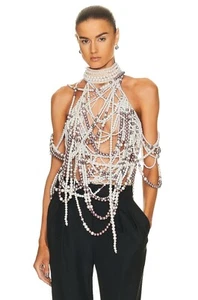 Handmade Pearl Style Exclusive Lux Brand Design, Vintage Pearl Top - Picture 1 of 9